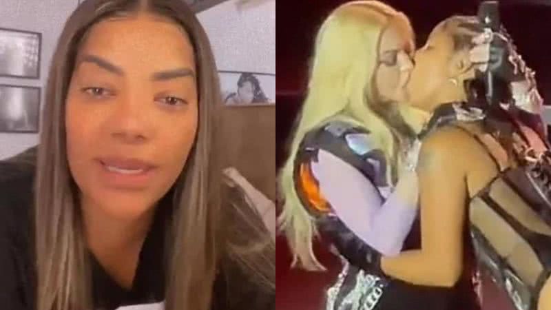 Ludmilla se justificou após um vídeo de Madonna beijando uma rapper viralizar nas redes sociais - Reprodução/Instagram