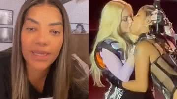 Ludmilla se justificou após um vídeo de Madonna beijando uma rapper viralizar nas redes sociais - Reprodução/Instagram