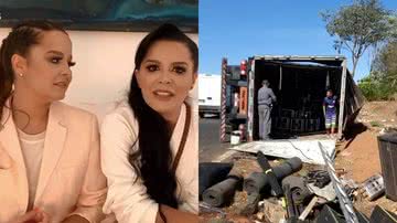 Equipe de Maiara e Maraisa se manifesta publicamente após acidente envolvendo carreta da dupla em estrada - Reprodução/Instagram