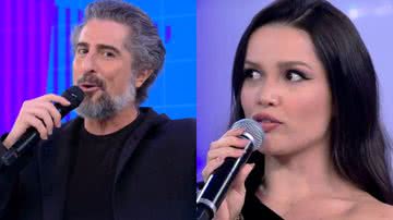 Marcos Mion rasgou elogios à Juliette Freire no palco do 'Caldeirão' na Globo - Reprodução/TV Globo