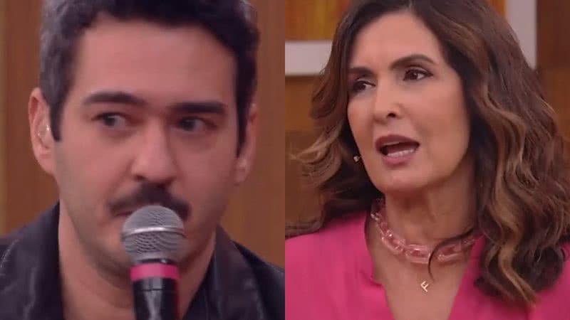 Marcos Veras leva bronca de Fátima Bernardes ao vivo no 'Encontro' - Reprodução/TV Globo