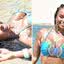 Ex-BBB Natália Deodato mergulha com biquíni cavado e corpão perfeito deixa fãs babando