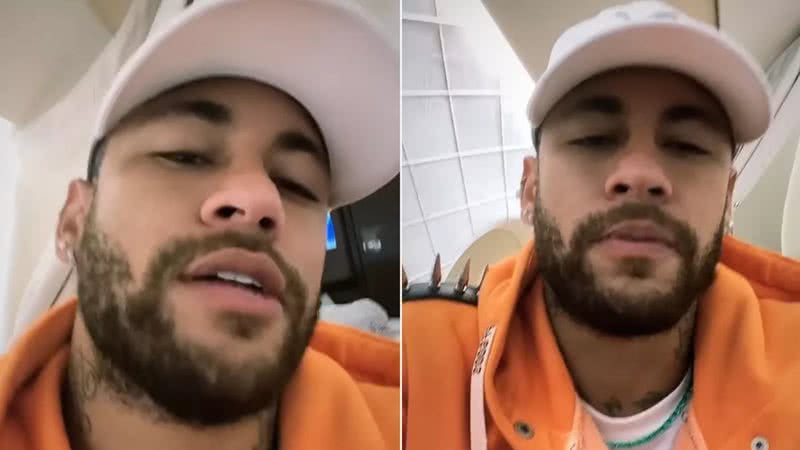Neymar quebra silêncio e desabafa sobre pouso de emergência em Roraima - Instagram