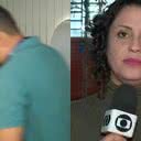 Noticiário de filiada da Globo é interrompido após caos ao vivo e risos de repórter - Reprodução/TV Anhanguera