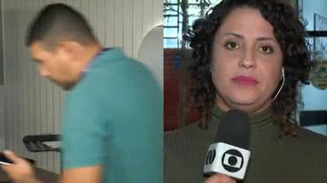 Noticiário de afiliada da Globo é interrompido após caos ao vivo e risos de repórter - Reprodução/TV Anhanguera