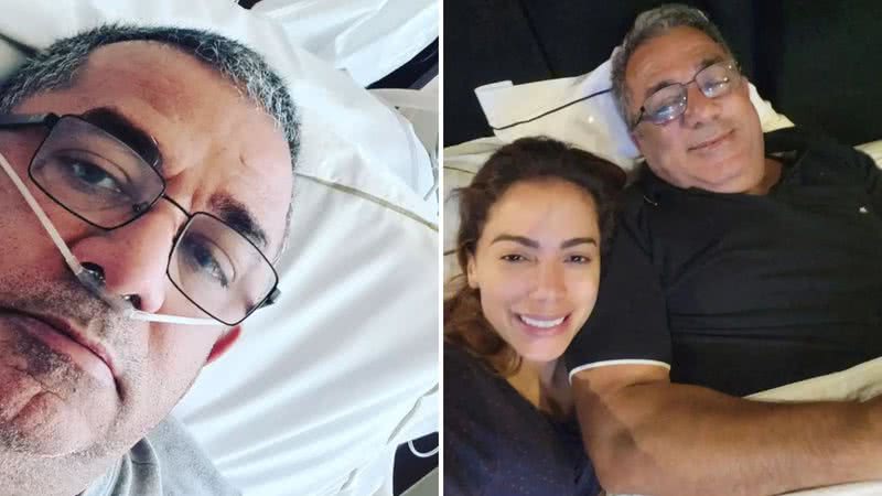 Pai de Anitta reaparece emocionado na web após vencer câncer: "A luta continua" - Reprodução/Instagram