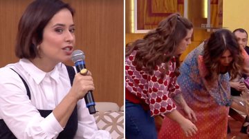 Paloma Duarte surge no 'Encontro' com presente para Fátima Bernardes: "Trambolho" - Reprodução/TV Globo