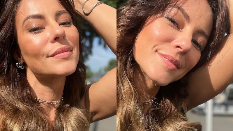 Paolla Oliveira esbanja beleza natural enquanto toma sol - Reprodução/Instagram
