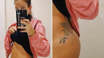 Gabriela Pugliesi posa nua da cintura para baixo e exibe barrigão: "Já está assim?" - Reprodução/Instagram