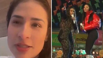 Simone manda recado aos fãs após confusão no palco com Simaria: "Coração cheio" - Reprodução/TV Globo