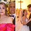 Sonia Abrão escolhe vestido luxuoso e casa o filho em cerimônia luxuosa para 400 convidados