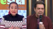 Sonia Abrão acusou a Globo de copiar uma ideia de Faustão durante a despedida de Fátima Bernardes do 'Encontro' - Reprodução/RedeTV!/Band
