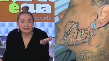 Sonia Abrão detonou uma tatuagem feita por Pepê, da dupla com Neném, ao se deparar com o resultado no 'A Tarde É Sua' - Reprodução/RedeTV!