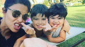 A atriz é mãe de Pedro, 4 anos, e Antonio, 2, do casamento com o empresário Carlos Eduardo Baptista - Reprodução/Instagram
