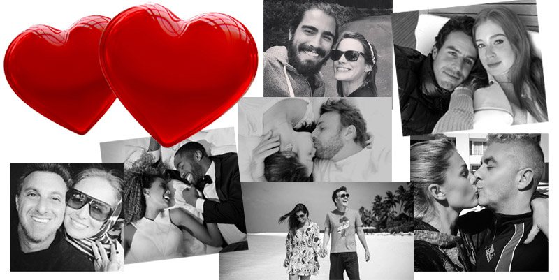 Celebridades celebram o dia mais romântico do ano - Divulgação