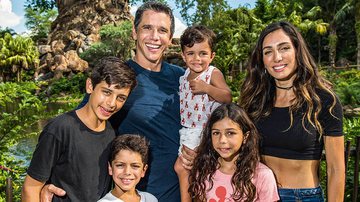 Márcio Garcia e família na Disney - Matt Stroshane