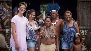 João Guilherme Avila visita tribo indígena no Amazonas - Fotos: Divulgação