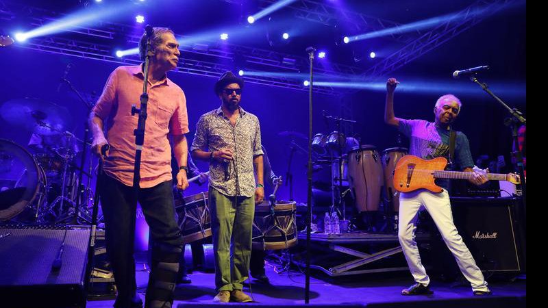 Show Nação Zumbi com Jorge Mautner e Gilberto Gil - Fotos: Felipe Panfili/Divulgação