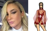 Confira como será o figurino da cantora Claudia Leitte - Fotos: Reprodução Instagram e Divulgação