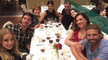 Jantar do elenco de A Lei do Amor no Rio - Instagram