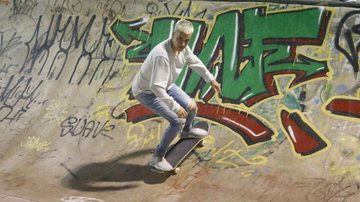 Justin Bieber anda de skate após show no Rio - Marcello Sa Barreto, Delson Silva e Gabriel Rangel / AgNews