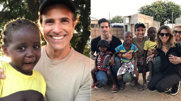 Reynaldo Gianecchini visita crianças na Aldeia de Muzumia, em Moçambique - Reprodução Instagram