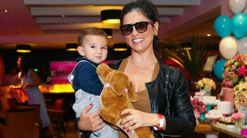 Suzana Alves e o filho, Benjamin - Manuela Scarpa/Brazil News