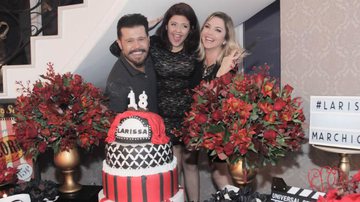 Marcos, Larissa Marchioto e Lu Marchioto - Marcos Ribas/Brazil News