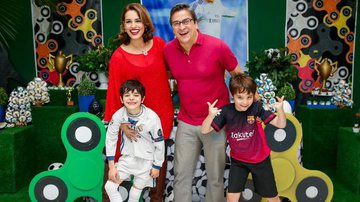 Suzy Rêgo comemora o aniversário de 8 anos dos filhos gêmeos - Manuela Scarpa/Brazil News