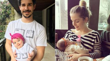 Pedro Neschling e Vitória Frate com a filha, Carolina - Reprodução Instagram