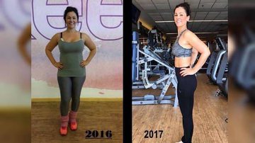 Suzana Alves, antes e depois - Reprodução/Instagram