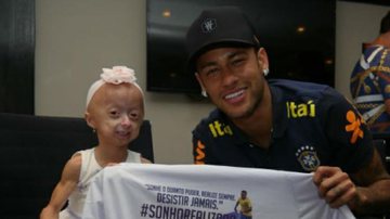 Neymar com fã - Reprodução/Instagram