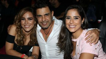Zezé Di Camargo e as filhas, Wanessa e Camilla - Thiago Duran/AgNews
