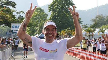 Leandro Hassum participa de sua primeira corrida de rua - Divulgação