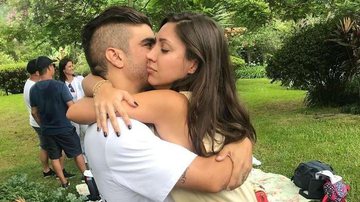 Caio Castro e a namorada,  Mariana d'Ávila - Reprodução Instagram