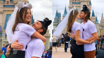 Camila Queiroz e Klebber Toledo na Disney - Reprodução Instagram