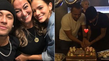Neymar comemora aniversário com bolinho discreto em família - Reprodução Instagram