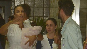 Ivete Sangalo e Daniel Cady deixam a maternidade com as gêmeas - Francisco Cepeda, Daniel Delmiro e Deividi Correa/AgNews