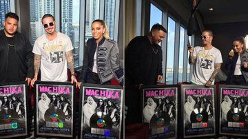 Anitta ganha disco de platina com a música 'Machika' - Reprodução Instagram
