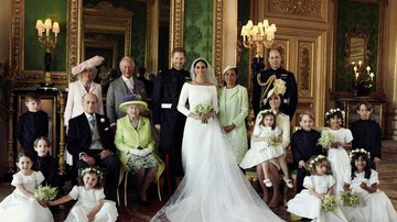 Foto da Família Real no casamento de Príncipe Harry e Meghan Markle - Alexi Lubomirski/Reprodução