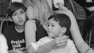 Fernanda Gentil e os filhos Gabriel e Lucas - Reprodução/Instagram