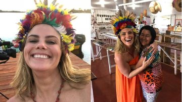 Maria Cândida tem dia de índio em viagem à Amazônia - Divulgação TV Aparecida