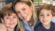 Claudia Leitte e os filhos, Davi e Rafael - Reprodução/Instagram