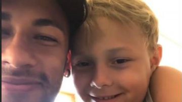 Neymar curte dia de folga ao lado do filho, Davi Lucca - Reprodução Instagram