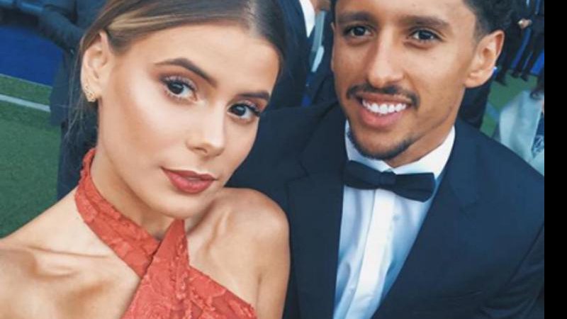 Esposa de Marquinhos comemora 2 anos de casamento após classificação - Reprodução Instagram
