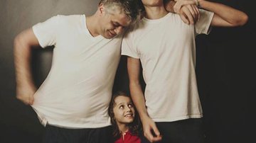 Fabio Assunção com os filhos - Reprodução/Instagram