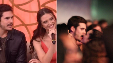 Nicolas Prattes e Juliana Paiva são flagrados aos beijos em show - Reprodução/ AgNews