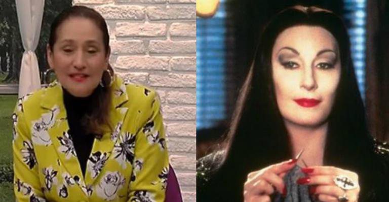 Sonia Abrão clique antigo em preto e branco fãs compararam com personagem de 'A Família Addams' - Reprodução Instagram