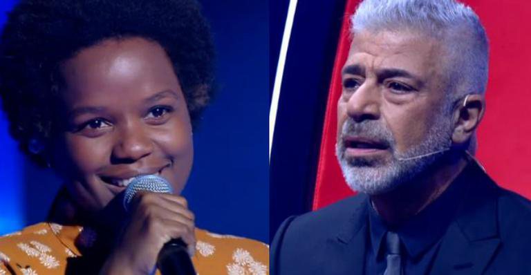 Lulu Santos cai nas lágrimas com apresentação de Priscilla Tossan - Reprodução/TV Globo