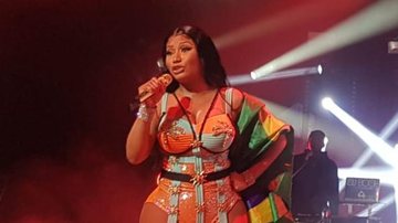 Nicki Minaj faz primeira apresentação no Brasil. - Reprodução/Twitter